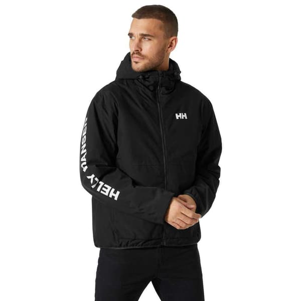 Helly Hansen Jakke Ervik Ins Rain Sort M Mand