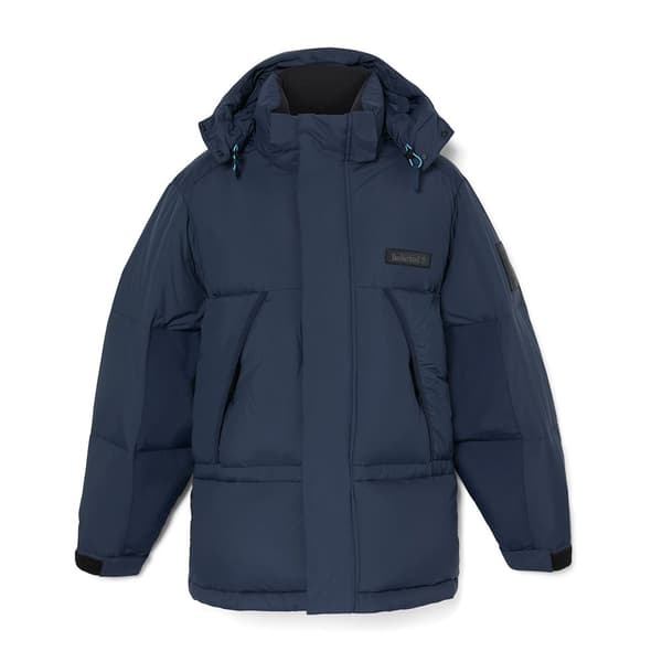 Timberland Dwr Recycled Down Puffer Parka Blå L Man