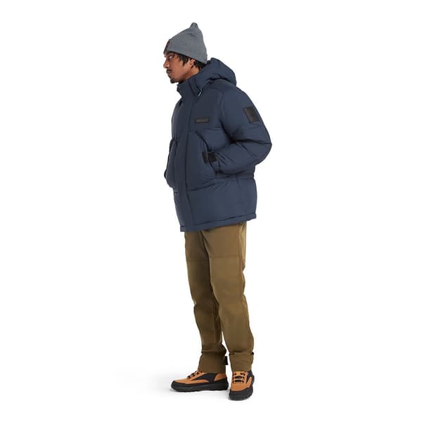 Timberland Dwr Recycled Down Puffer Parka Blå L Man