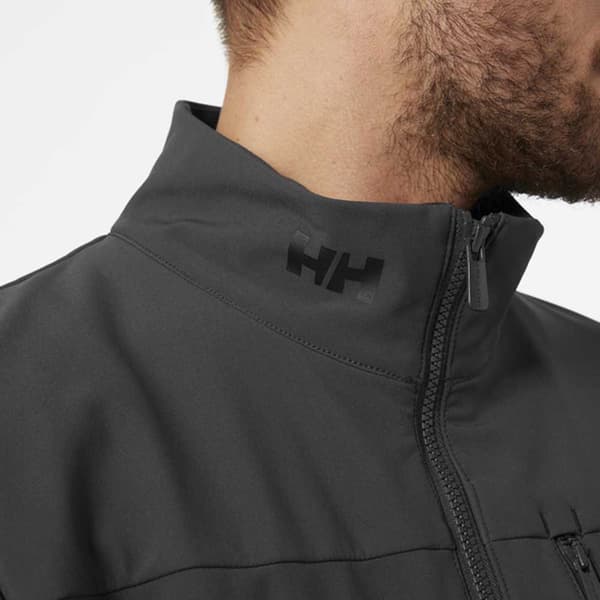 Helly Hansen Jacka Crew Softshell 2.0 Grå S Man