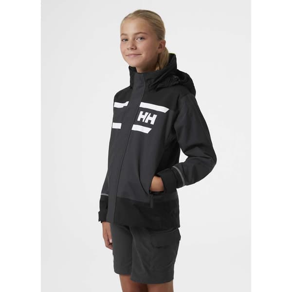 Helly Hansen Jacka Salt Port Svart 8 Years Pojke