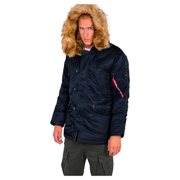 Alpha Industries N-3b Vf59 Frakke Blå M Mand