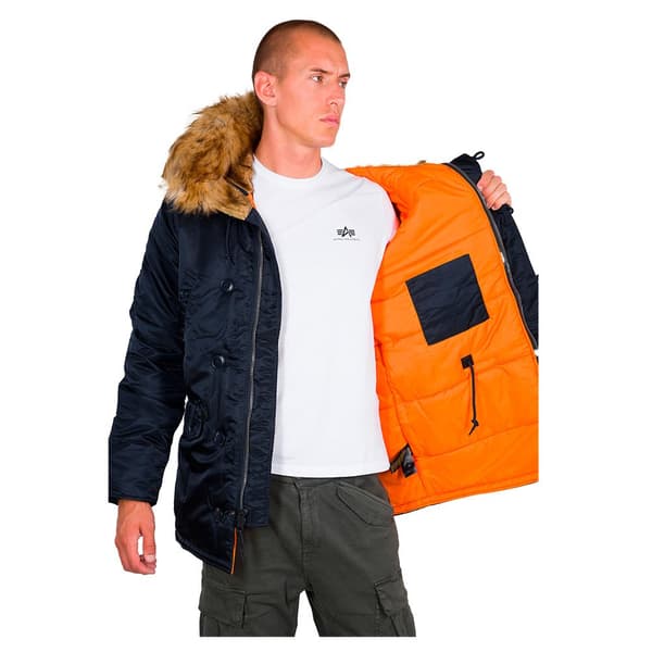 Alpha Industries N-3b Vf59 Frakke Blå M Mand