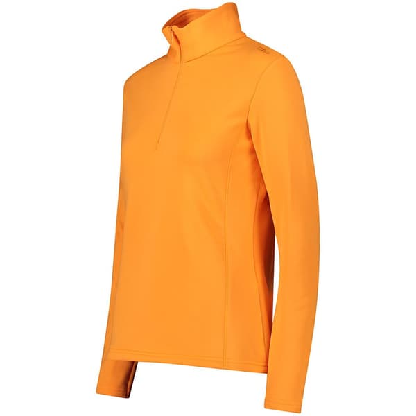 Cmp Fleece Stretch Sweat 38e1596 Orange S Kvinde
