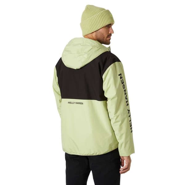 Helly Hansen Ervik Ins Rain Jakke Grøn L Mand
