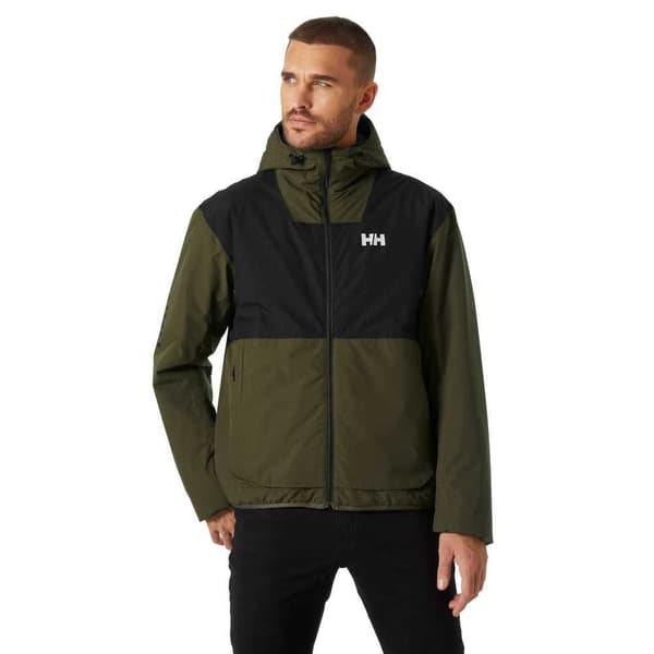 Helly Hansen Ervik Ins Rain Jacka Grönt S Man