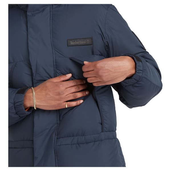 Timberland Dwr Recycled Down Puffer Parka Blå M Mand