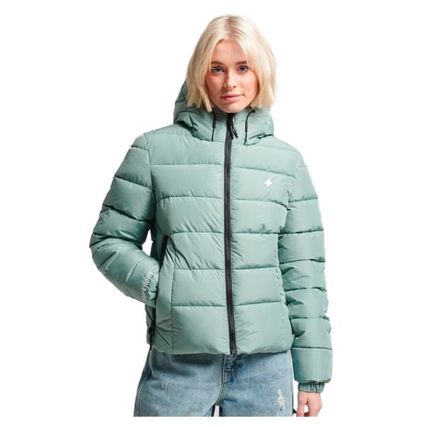 Superdry Pufferjacka Spirit Sports Grönt 2XS Kvinna