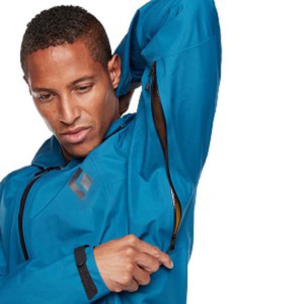 Black Diamond Jacka Liquid Point Shell Blå S Man