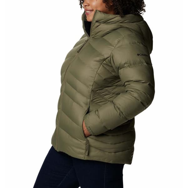 Columbia Parka Jakke Autumn Down Grøn M Kvinde