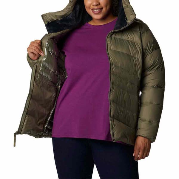 Columbia Parka Jakke Autumn Down Grøn M Kvinde