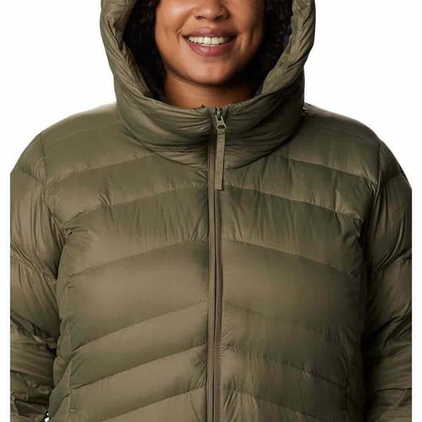 Columbia Parka Jakke Autumn Down Grøn M Kvinde