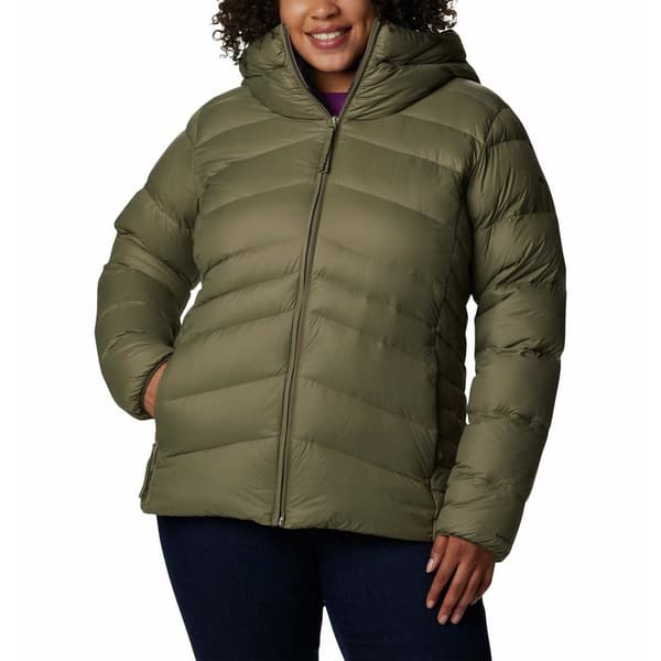 Columbia Parka Jakke Autumn Down Grøn M Kvinde