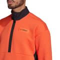 Miniatyrbild 4 av 5: Adidas Full Dragkedja Fleece Terrex Hike Orange XS Man