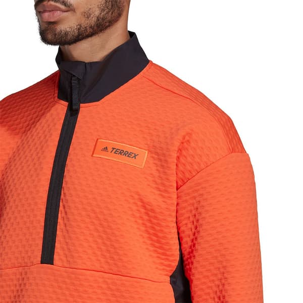 Adidas Full Dragkedja Fleece Terrex Hike Orange XS Man