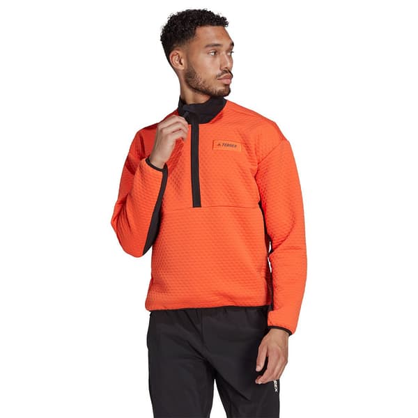 Adidas Full Dragkedja Fleece Terrex Hike Orange XS Man