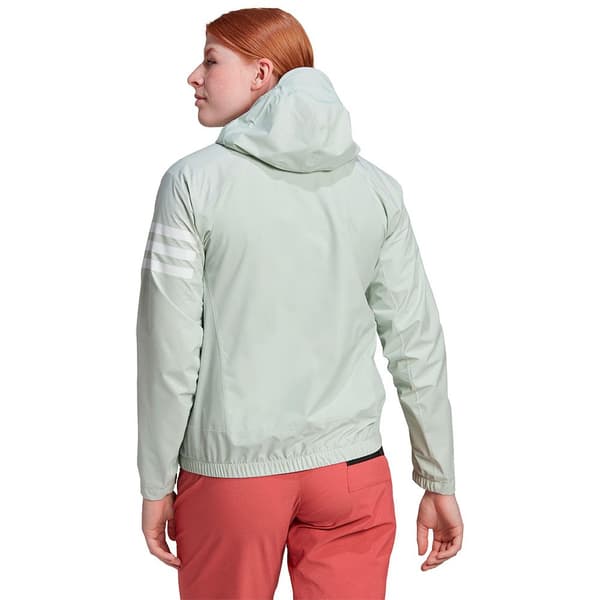 Adidas Jacka Terrex Utilitas Rain Grönt L Kvinna