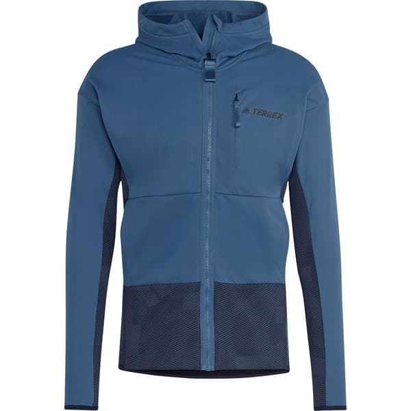 Adidas Full Dragkedja Fleece Terrex Zupahike Blå XL Man