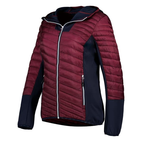 Cmp Jakke Hybrid Fix Hood 32z4526 Rød XL Kvinde