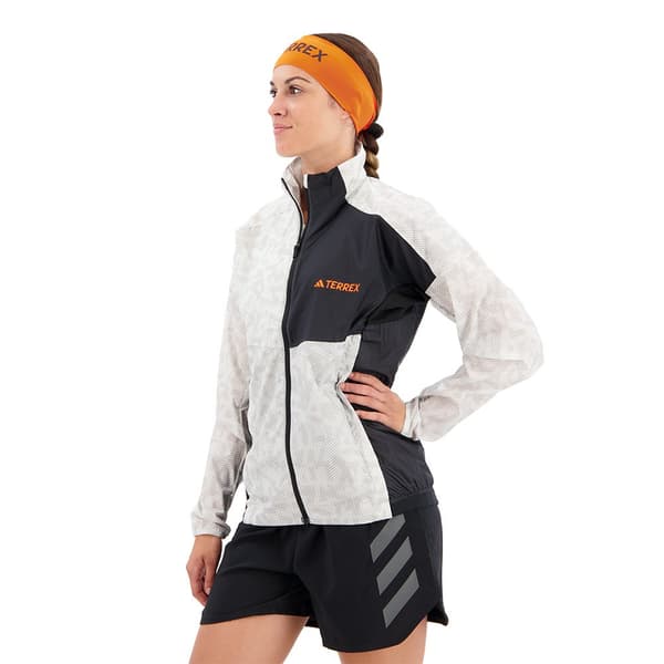 Adidas Jakke Trail Wind Grå M Kvinde