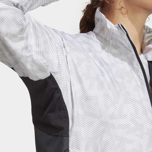 Adidas Jakke Trail Wind Grå M Kvinde
