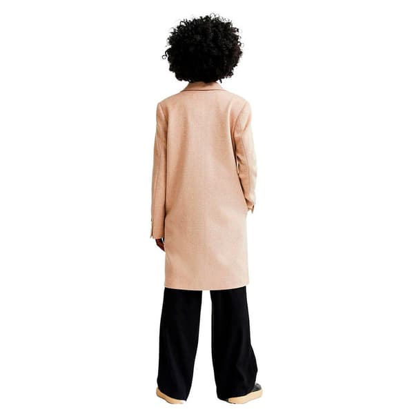 Selected Uld Frakke New Sasja Beige 38 Kvinde
