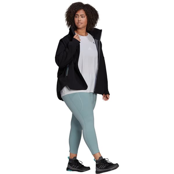 Adidas Jakke Myshelter R.r Big Sort 1X Kvinde