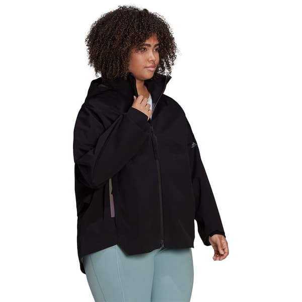 Adidas Jakke Myshelter R.r Big Sort 1X Kvinde