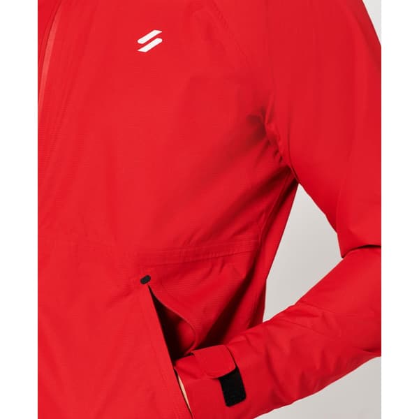 Superdry Jakke Waterproof Rød S Mand