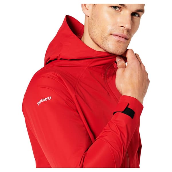 Superdry Jakke Waterproof Rød S Mand