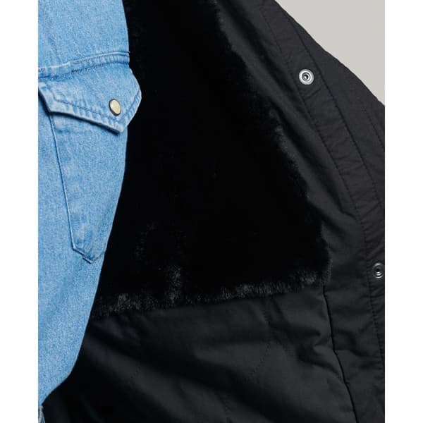 Superdry Jacka Authentic Military Svart 2XS Kvinna