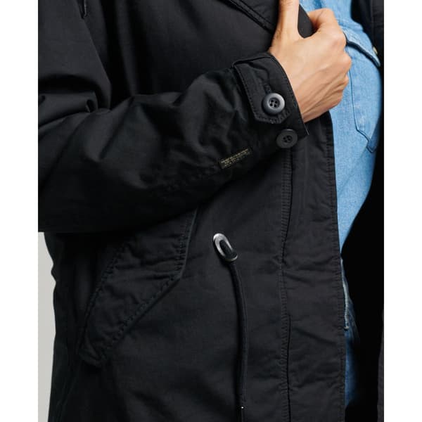 Superdry Jacka Authentic Military Svart 2XS Kvinna