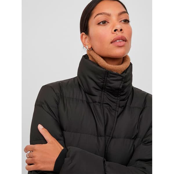 Vila Täcka Camisa New Down Svart 40 Kvinna