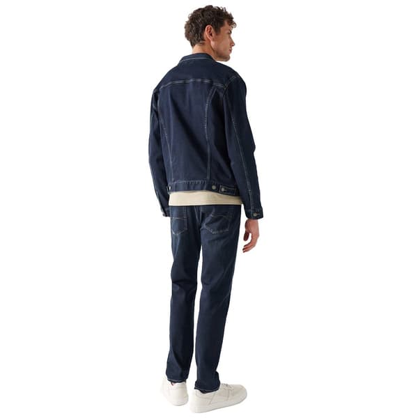 Salsa Jeans Jakke S-activ Regular Fit Blå L Mand
