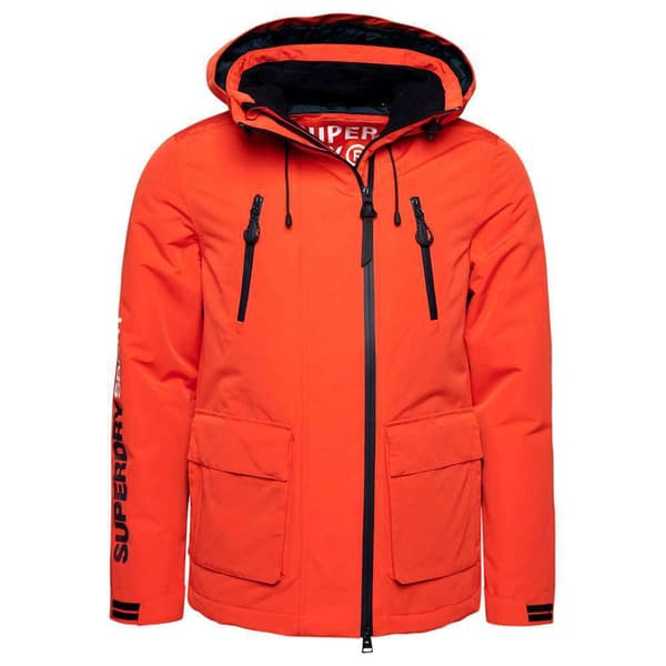Superdry Regnjakke Med Fuld Lynlås Ultimate Orange S Mand