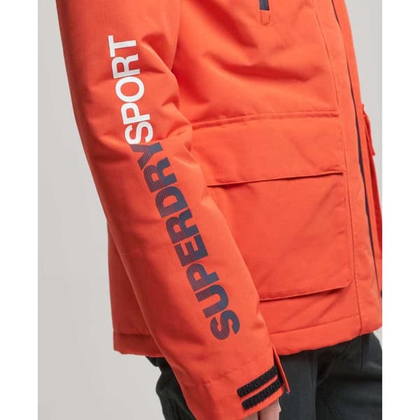 Superdry Regnjakke Med Fuld Lynlås Ultimate Orange S Mand