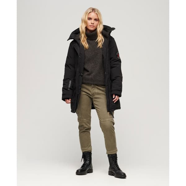 Superdry Vadderad Jacka City Svart S Kvinna
