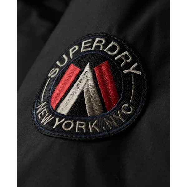 Superdry Vadderad Jacka City Svart S Kvinna