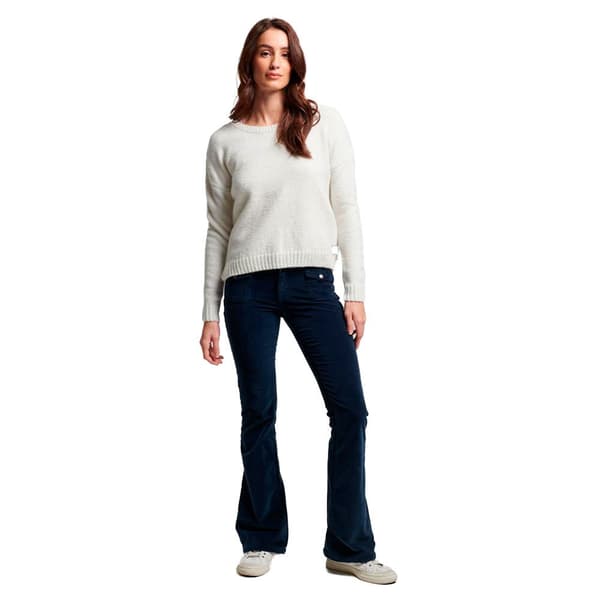 Superdry Tröja Med Rund Hals Essential Beige S Kvinna