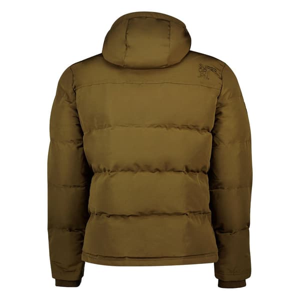 Superdry Pufferjacka Everest Short Grönt L Man