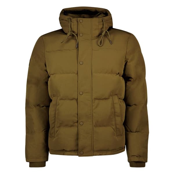 Superdry Pufferjacka Everest Short Grönt L Man