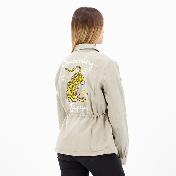 Superdry Jacka Military M65 Grönt L Kvinna