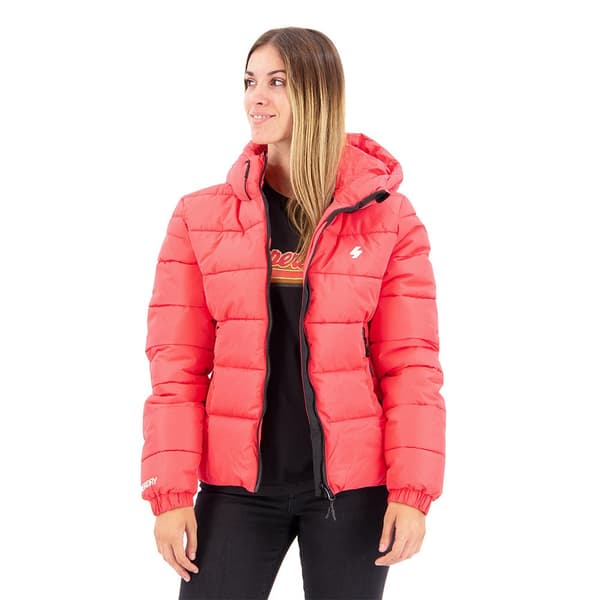 Superdry Pufferjacka Spirit Sports Rosa M Kvinna