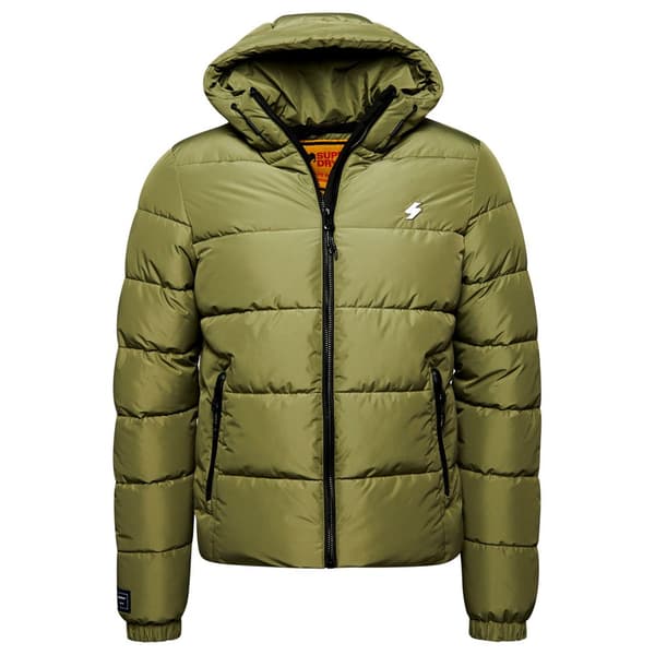Superdry Pufferjacka Sports Grönt S Man