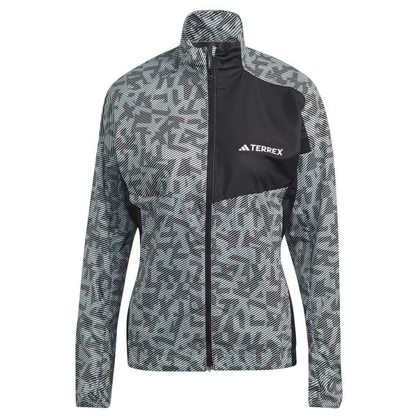Adidas Takki Terrex Trail Windbreaker Harmaa S Nainen