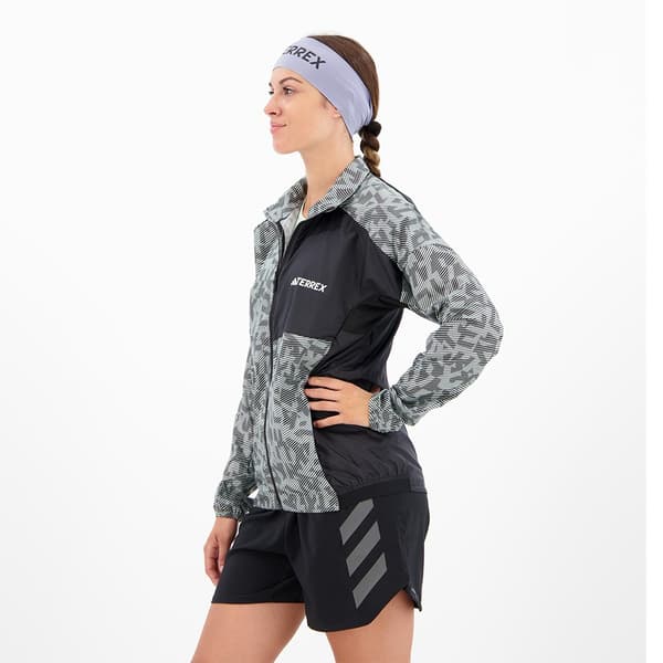 Adidas Takki Terrex Trail Windbreaker Harmaa S Nainen