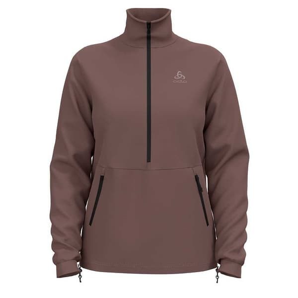 Odlo Half Zip Fleece Ascent 365 High Pile Ruskea M Nainen