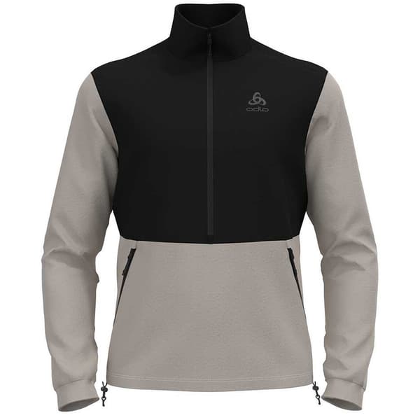 Odlo Halv Blixtlåsfleece Ascent 365 High Pile Grå L Man