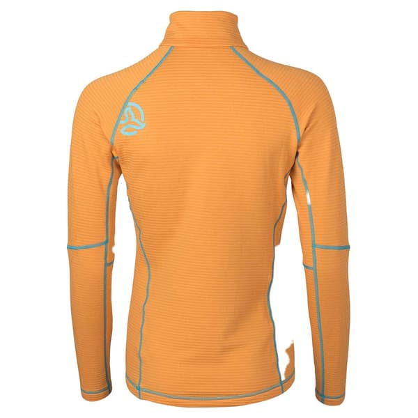 Ternua Halv Blixtlåsfleece Momhill Orange M Kvinna
