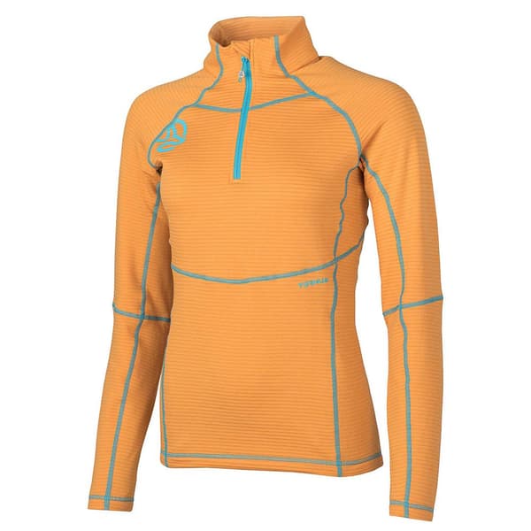 Ternua Halv Blixtlåsfleece Momhill Orange M Kvinna